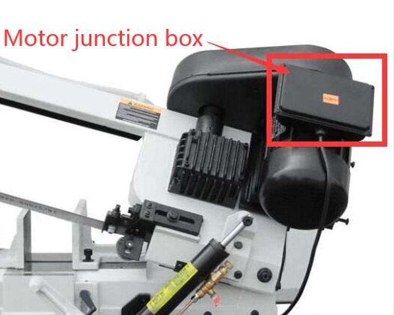 Spare parts for band saw BS-712N - Motor junction box