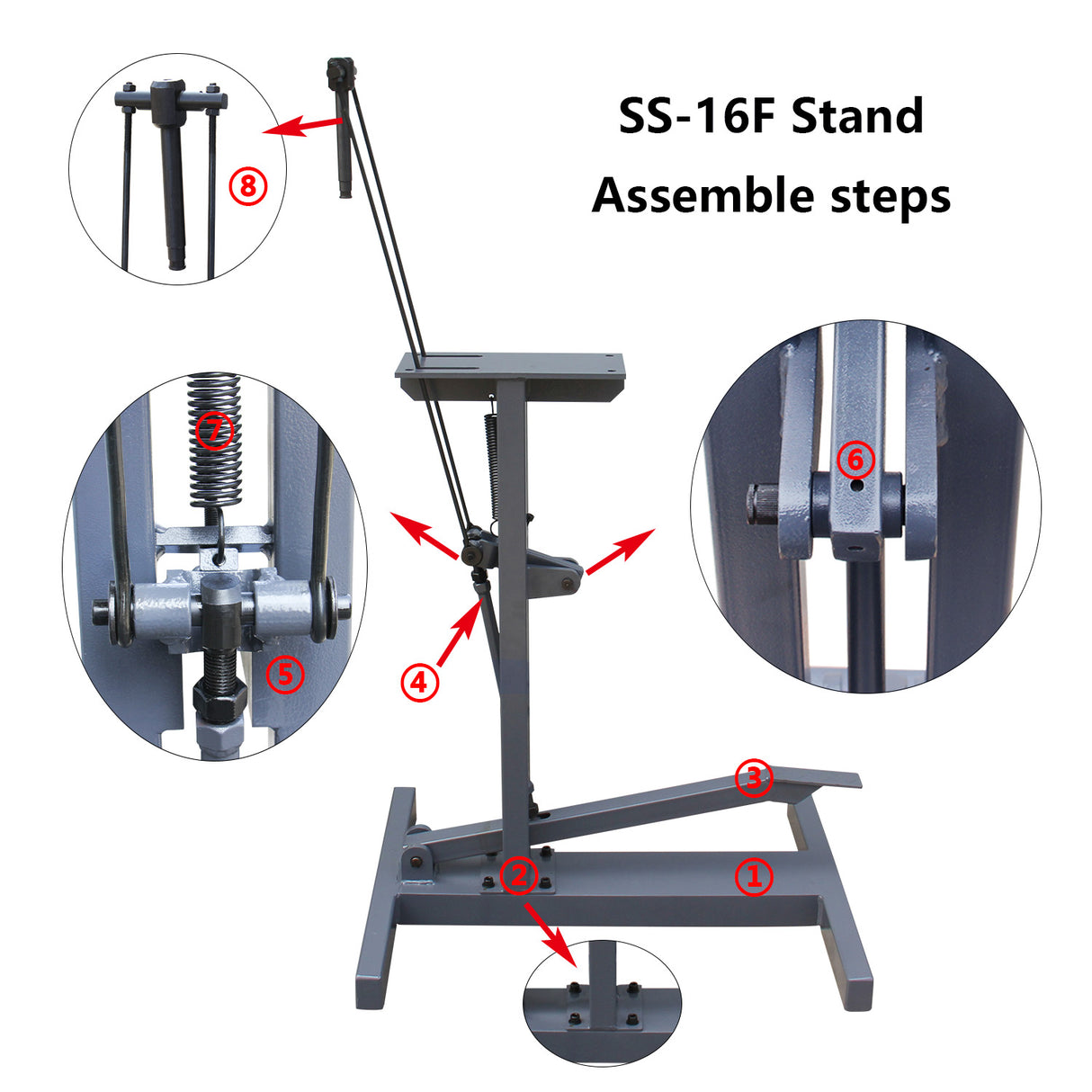 Kaka Industrial Foot pedal stand for Shrinker/Stretcher SS-16, SS-16F