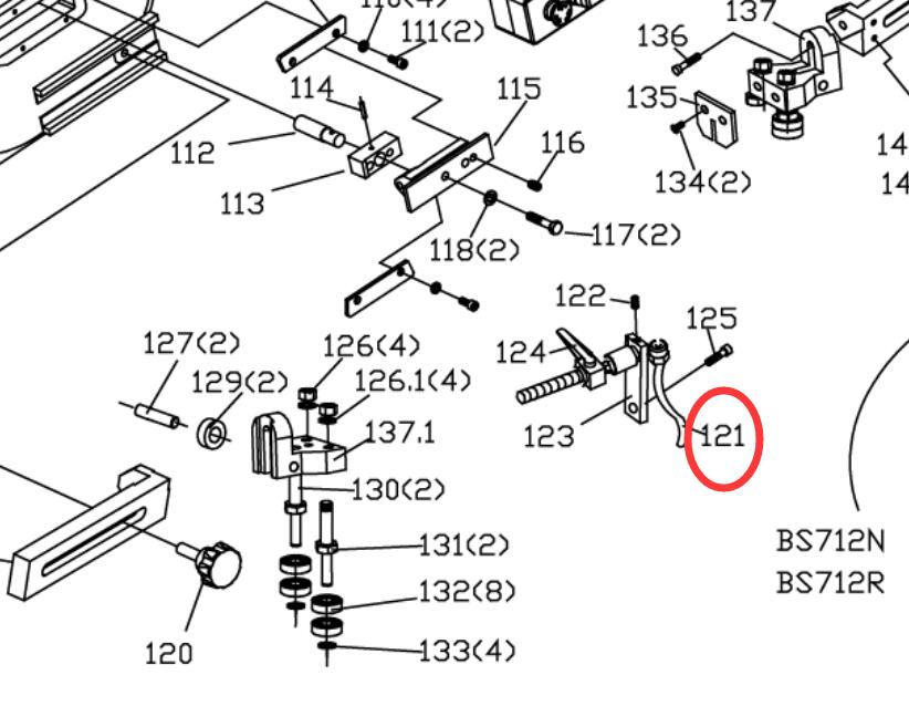 #121 copper tube for BS-712N Success