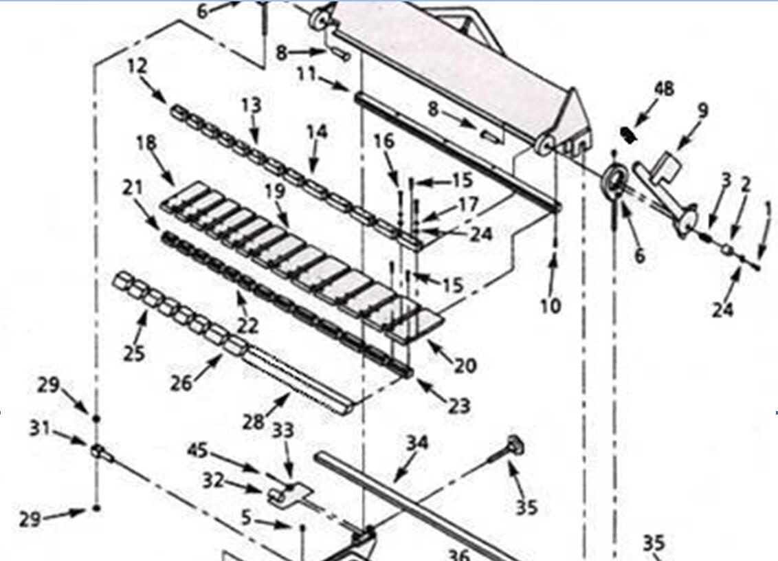 Spare parts for Pan & Box Brake W-4812
