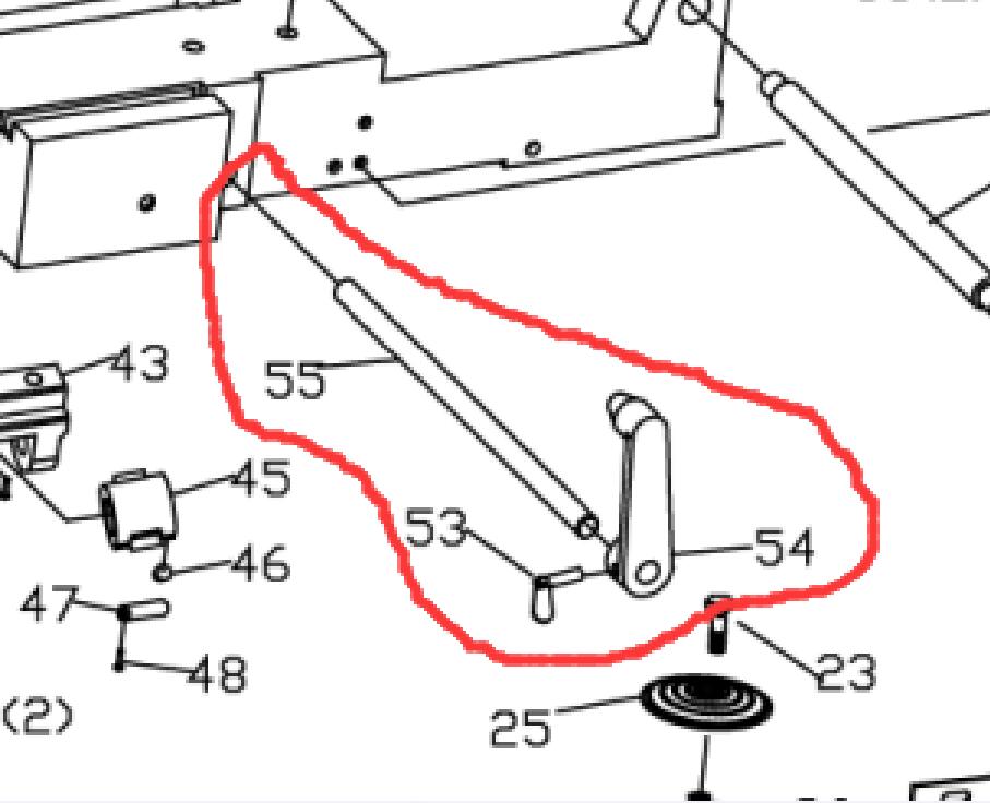 Stop gauge for BS-712N