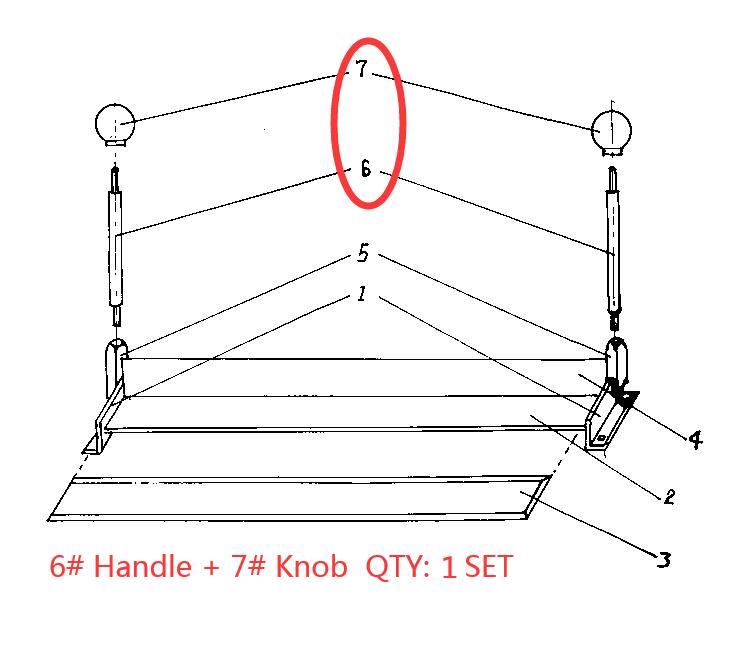 Spare parts for KAKA Industrial W-3018 30-Inch Sheet Metal Bending Brake