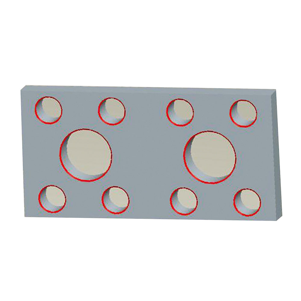 480-0100 Light-duty universal deburring cutter with blade diameter 2.6