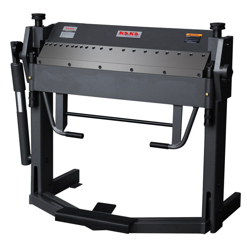 40-Inch Pan and Box Brake, Max Clamping Bar Lift 1-7/8 Inch, Max Box Depth 2.5 Inch, Folding Angle 0-135 Degree,Nose Radius 1/32 Inch, Sheet Metal Folding MachinePBB-4012