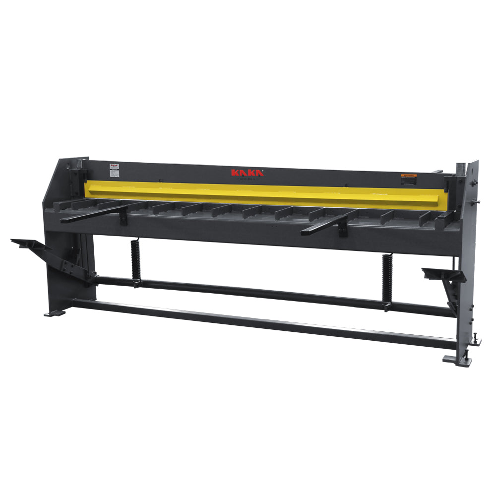 8' Foot Stomp Shear Solid Construction High Precision Sheet Metal Foot Shear Q01-9818B, 18 Gauge Mild Steel Capacity