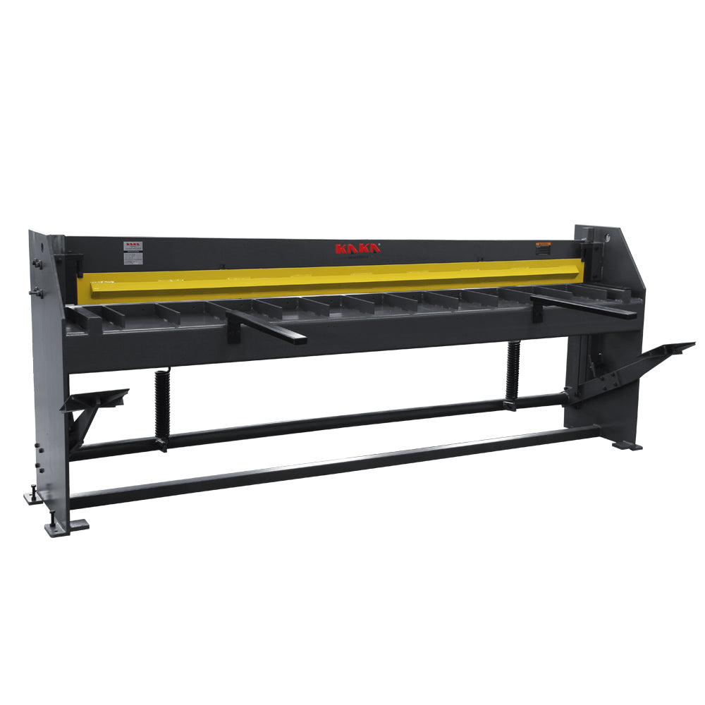 8' Foot Stomp Shear Solid Construction High Precision Sheet Metal Foot Shear Q01-9818B, 18 Gauge Mild Steel Capacity