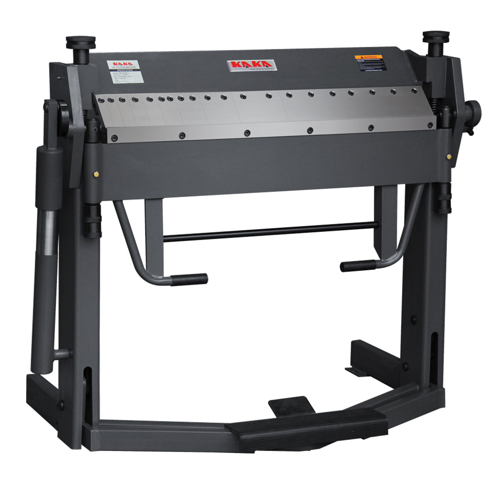 40-Inch Pan and Box Brake, Max Clamping Bar Lift 1-7/8 Inch, Max Box Depth 2.5 Inch, Folding Angle 0-135 Degree,Nose Radius 1/32 Inch, Sheet Metal Folding MachinePBB-4012
