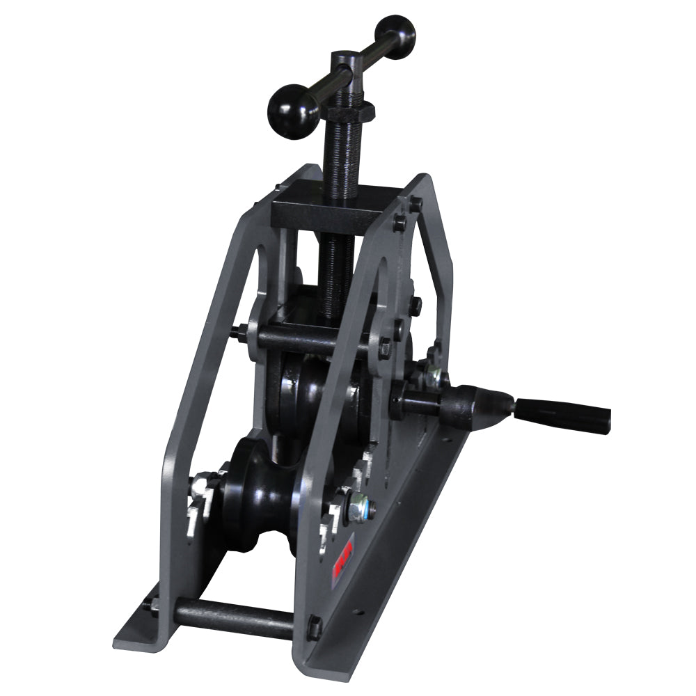 KAKA Industrial TR-60 Tube Roll Bender, 28 sets of optional rollers, Manual 3 Roll Bender High Quality and Versatility Bender, High adjustability, standard 1-1/2" round tube rollers