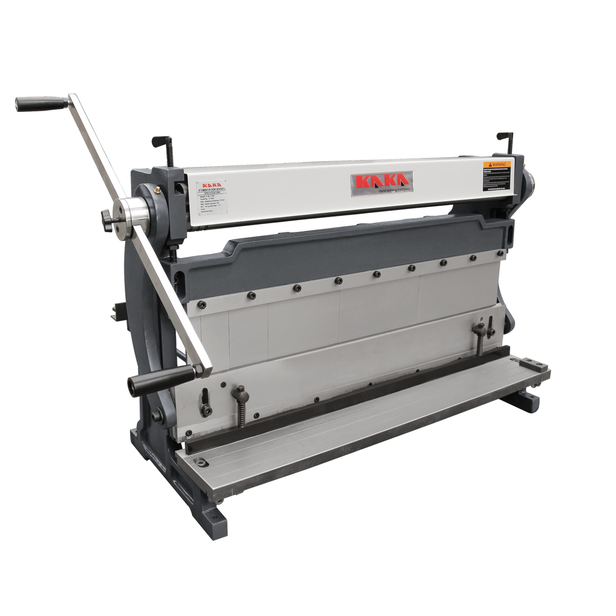 KAKA Industrial Sheet Metal Brake, 30 inch Shear and Slip Roll Combo 3-in-1 | 20-Gauge Capacity Heavy Duty Bending Machine with Back Gauge and Segment Fingers for Metal Fabrication
