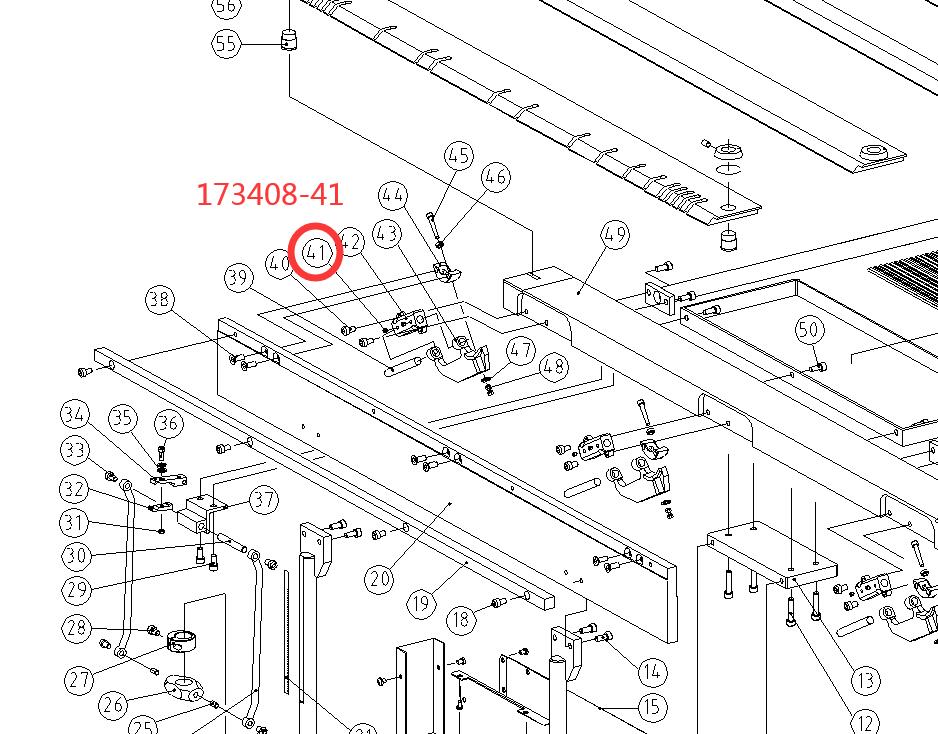 41# Screw for EB-4816M