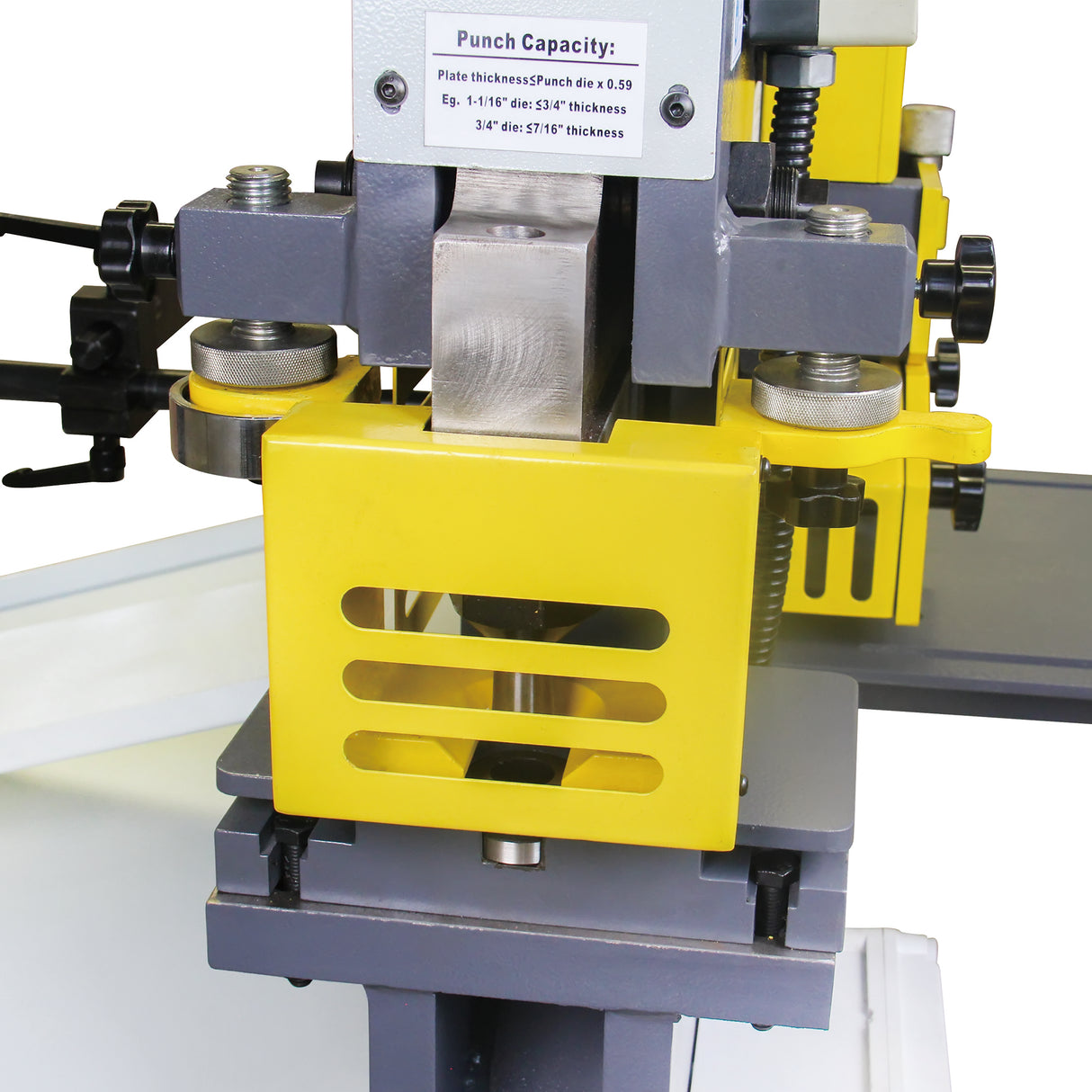 Kaka Industrial M-60, 60 Ton multi-function Metal Ironworker Punch Shear Notcher Brake 220V 3 phase