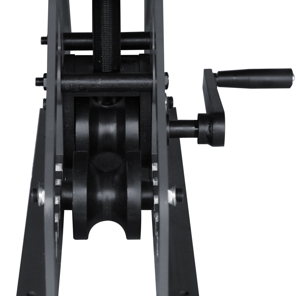 KAKA Industrial TR-60 Tube Roll Bender, 28 sets of optional rollers, Manual 3 Roll Bender High Quality and Versatility Bender, High adjustability, standard 1-1/2" round tube rollers