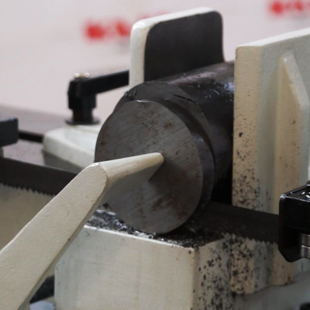 Metal Horizontal Band Saw, 7x 8-1/4 inch Rectangular at 90 degrees, 1.5HP 115V/230V, Adjustable 45°-90° Bow, Metal Band Saw BS-712R