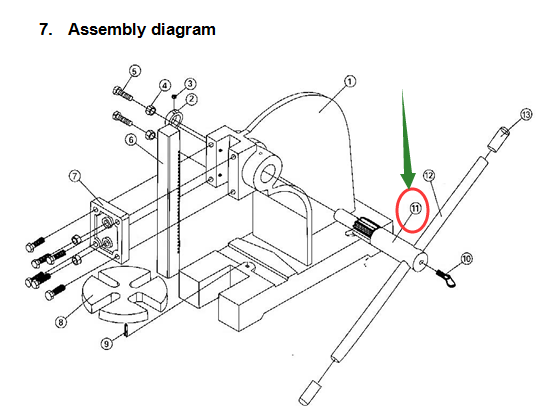 Spare parts for KAKA Industrial AP-2 Arbor Press