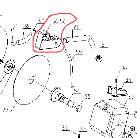 Spare parts for Cold Saw CS-11/12/14