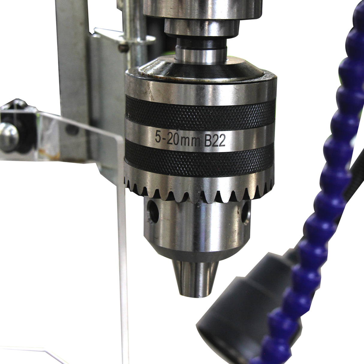 Gear Head Vertical Drill Press, 2.2kW 220V 3-Phase, 8-Speed (108-1800 RPM), 40mm Max Drilling,5.9inches Spindle Travel,MT4 Taper,DRO Depth Control GD-40