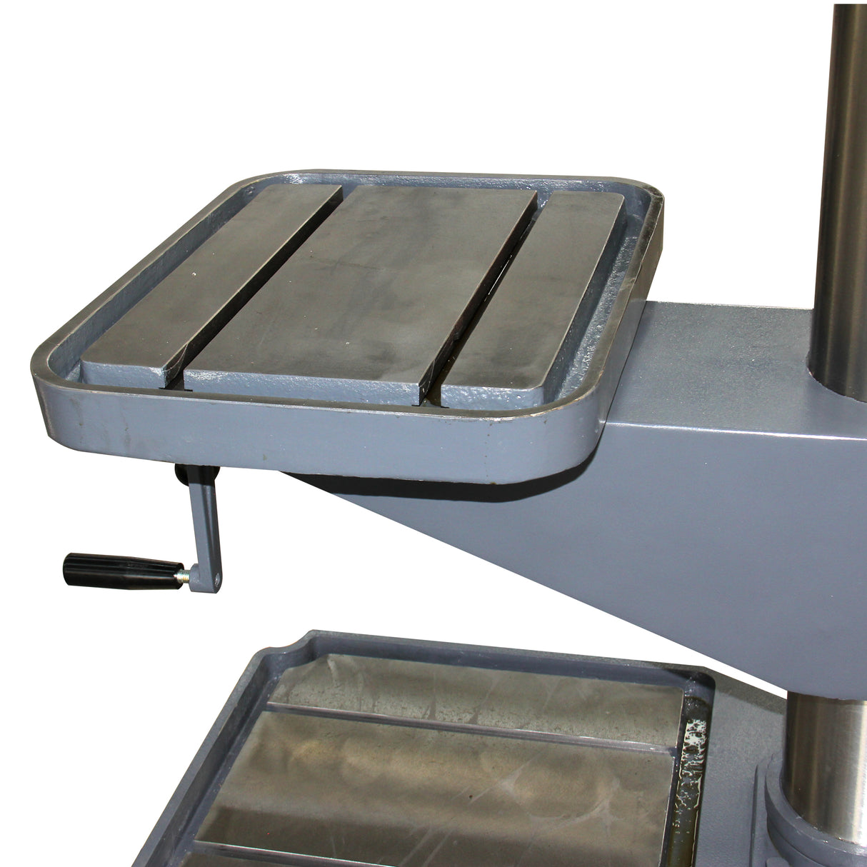 Gear Head Vertical Drill Press, 2.2kW 220V 3-Phase, 8-Speed (108-1800 RPM), 40mm Max Drilling,5.9inches Spindle Travel,MT4 Taper,DRO Depth Control GD-40