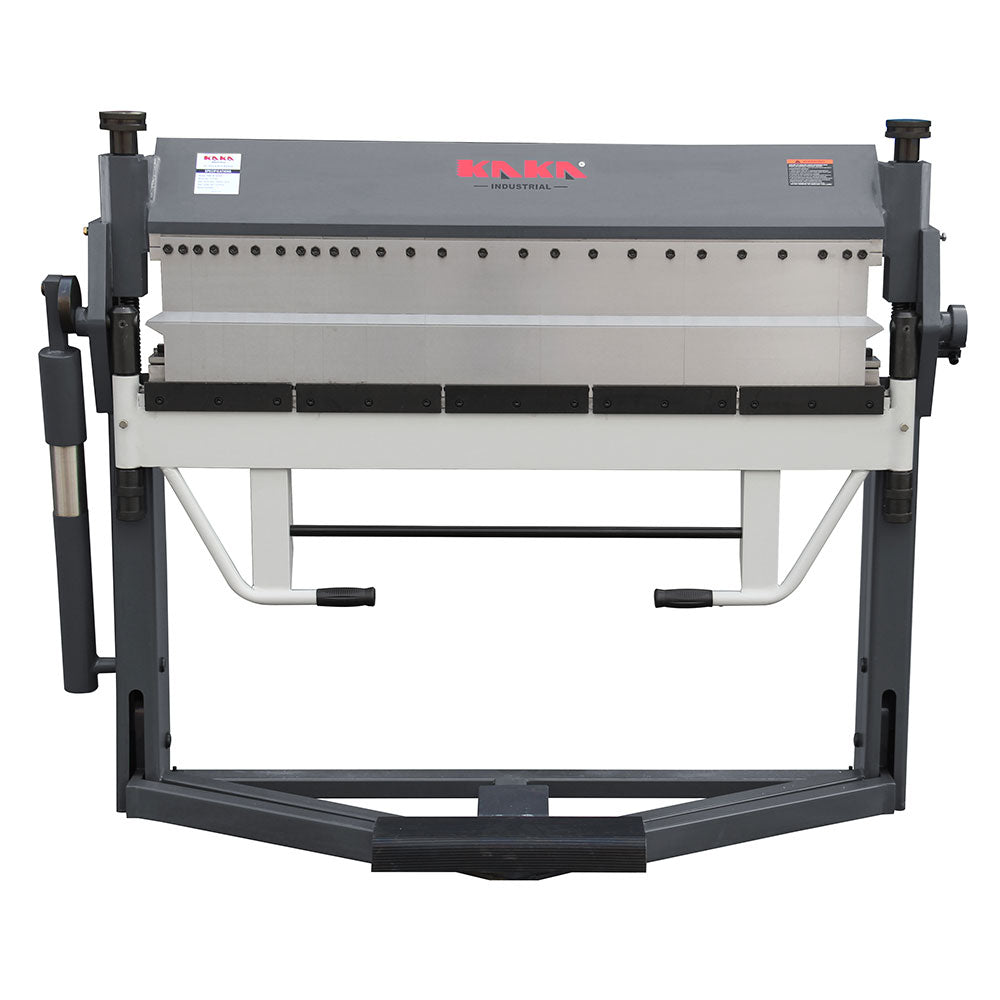 Pan and Box Brake Foot Clamp,40-Inch Max Clamping Bar Lift 1.77 Inch, Max Box Depth 2 Inch, Folding Angle 150 Degree, Sheet Metal Folding Machine PBB-4014/3SH