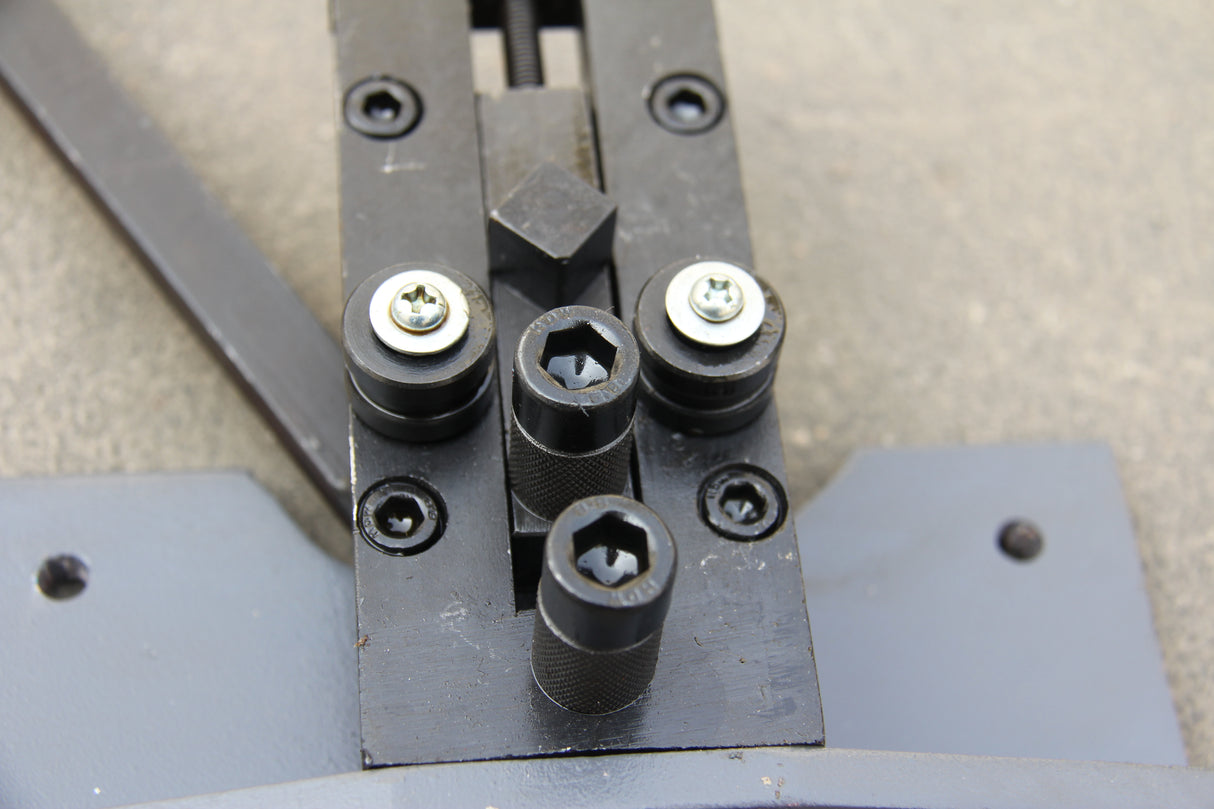 Manual Bench, Multipurpose Metal Craft Tool Set, Scroll Former, Bender, Twister. Make Plant Hangers, candelabras, Wire Racks W-1