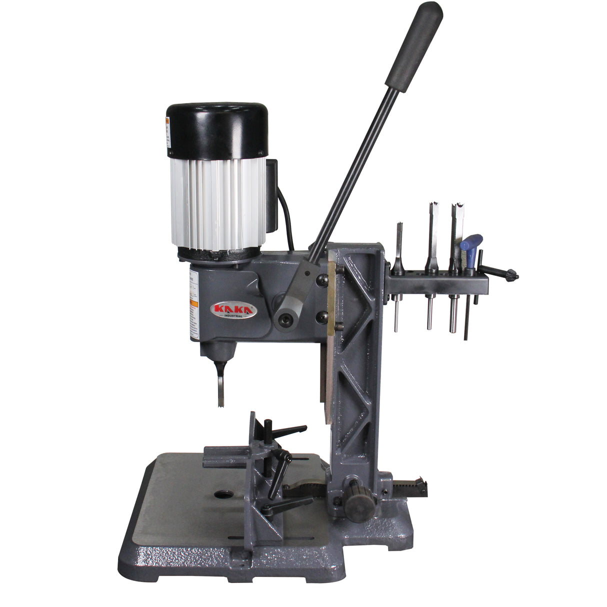 Woodworking Mortise Machine, 1/2 HP 1725RPM Powermatic Mortiser With Chisel Bit Sets, Benchtop Mortising Machine, For Making Round Holes Square Holes, Or Special Square Holes In Wood