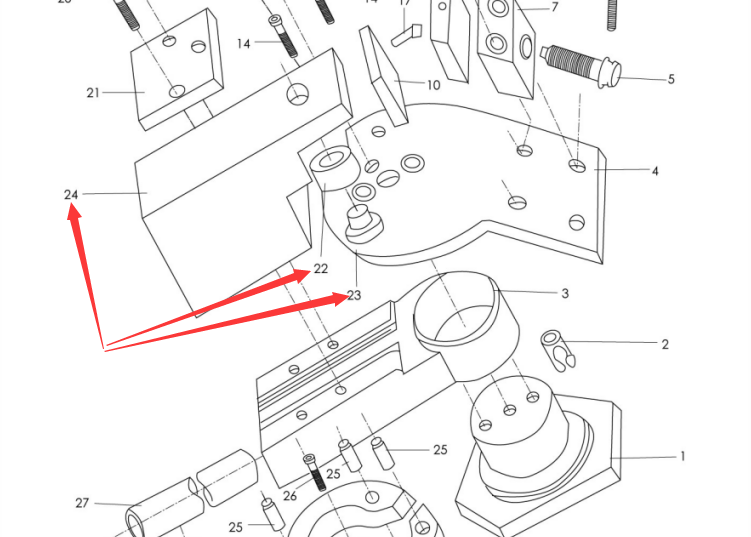 Spare parts for SBG-40