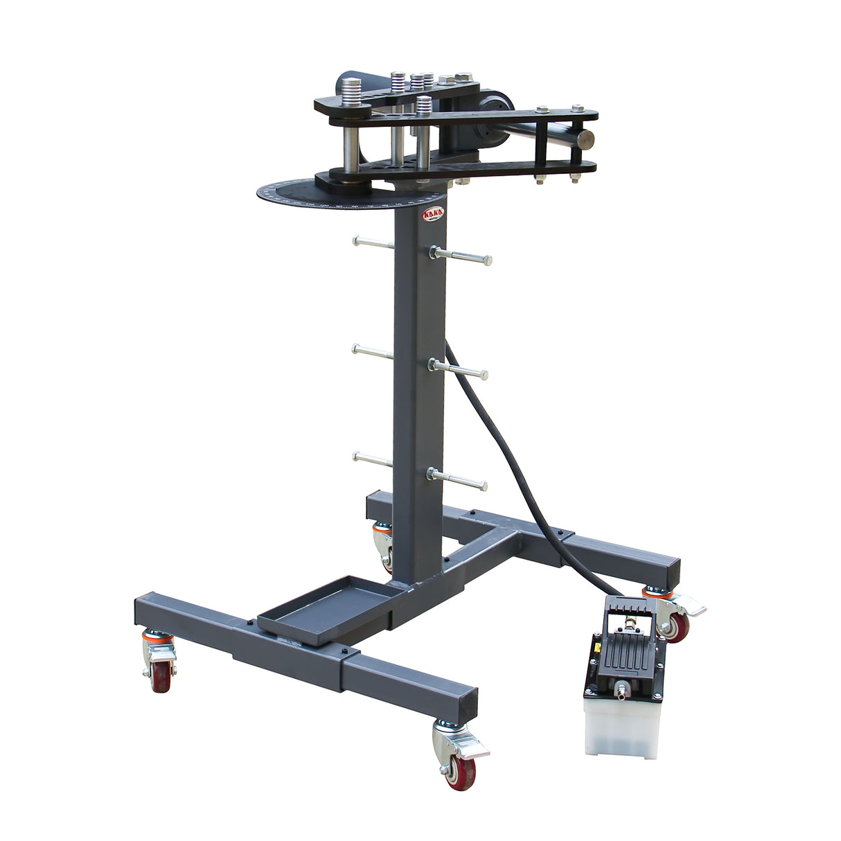 Kaka Industrial TB-3B Air Hydraulic Power 10 Ton Tube Bender for Roll Cage & Exhaust Pipe Bender,12 Inch stroke cylinder General Tube Bender