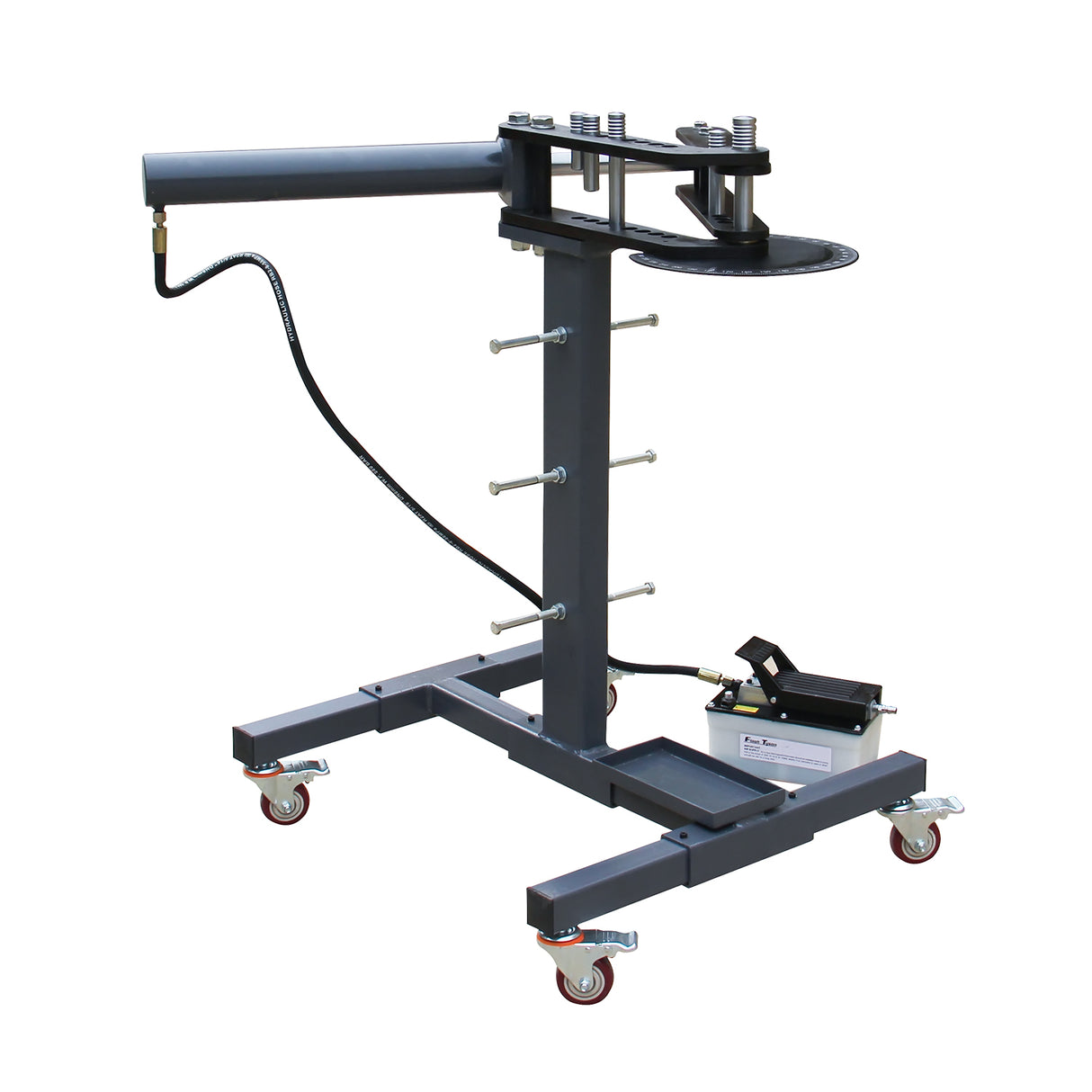 Kaka Industrial TB-3B Air Hydraulic Power 10 Ton Tube Bender for Roll Cage & Exhaust Pipe Bender,12 Inch stroke cylinder General Tube Bender