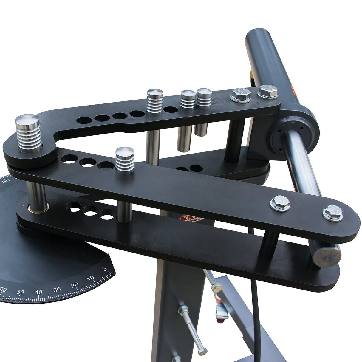 Kaka Industrial TB-3B Air Hydraulic Power 10 Ton Tube Bender for Roll Cage & Exhaust Pipe Bender,12 Inch stroke cylinder General Tube Bender