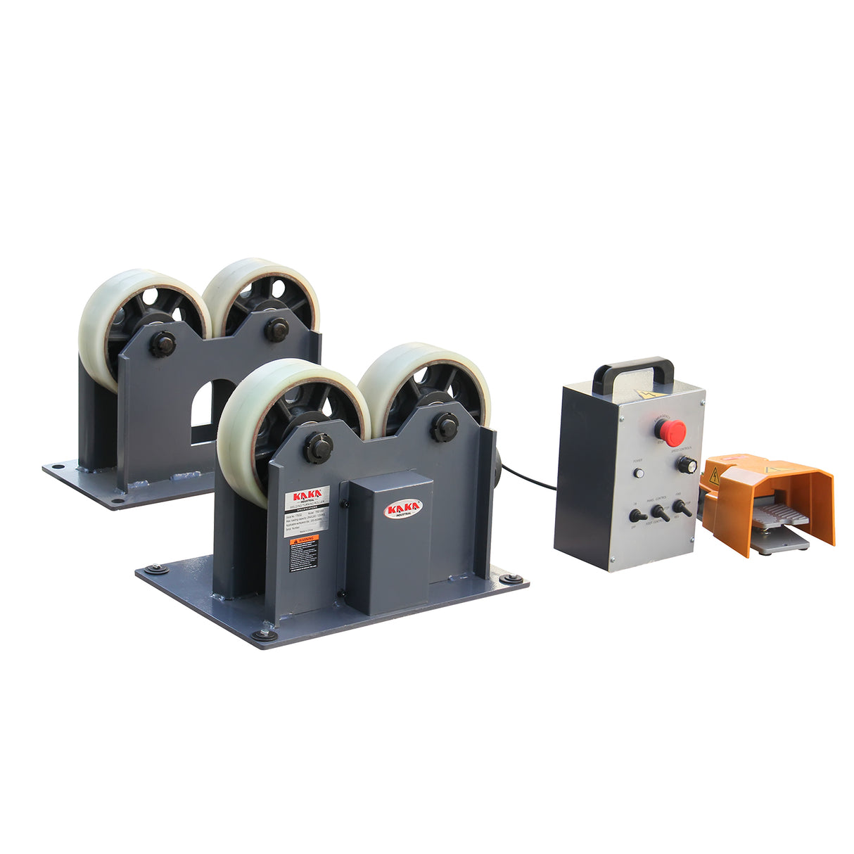 Welding Turning Rolls, 2650lb Capacity Electric Pipe Roller, 0.78-31 Inch Adjustable Diameter Motorized Positioner for Tank and Pipeline Fabrication, 220V TRS-1200