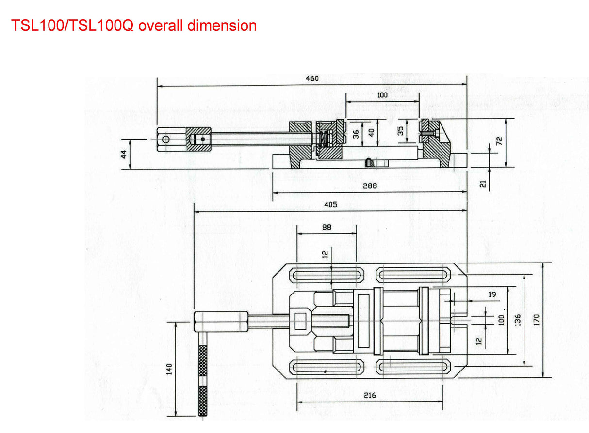 Drill Press Machine Vise