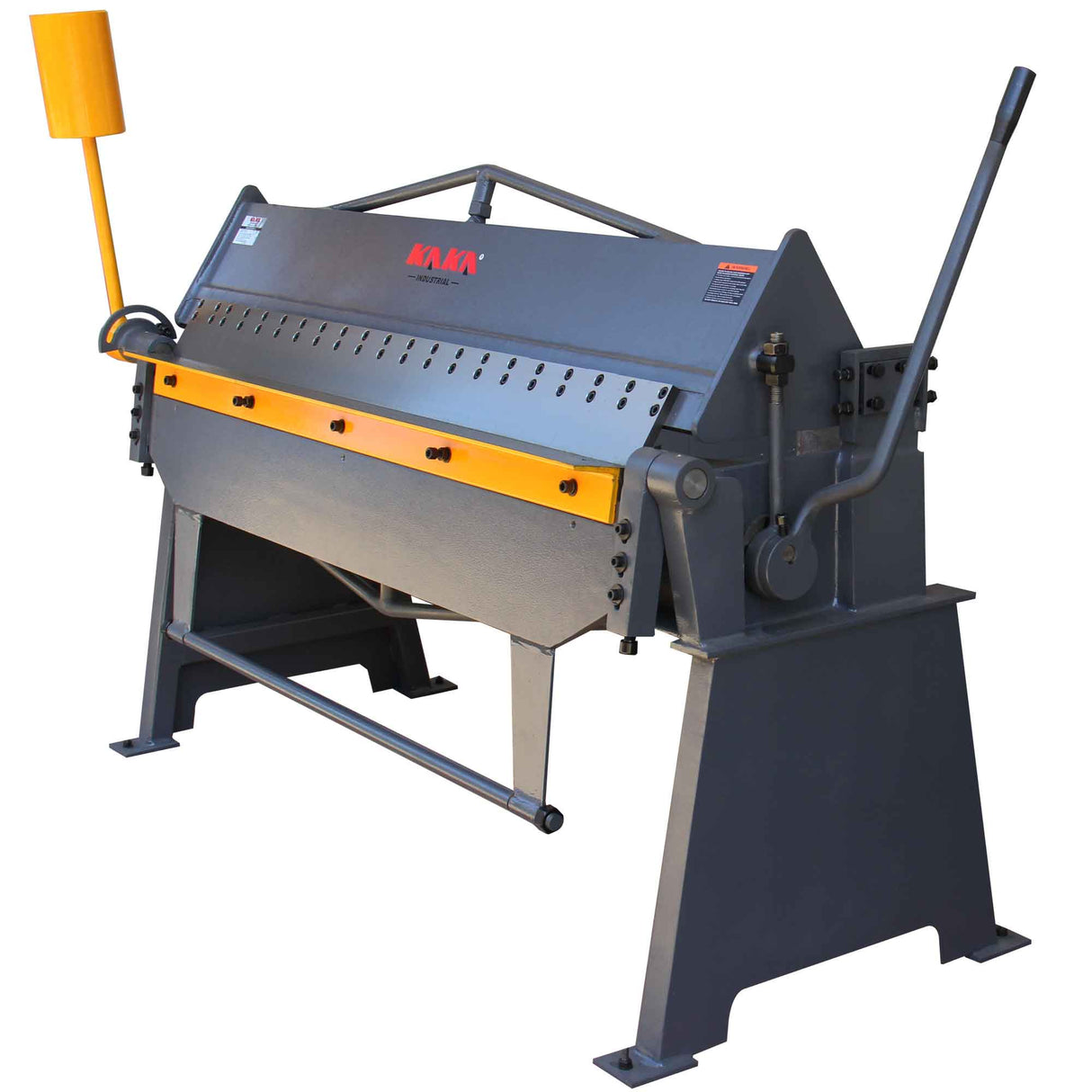 Box and Pan Brake, 59-Inch Sheet Metal Brake, Industrial-,18-Gauge Mild Steel Capacity ,0-125 Degree Adjustable Grade for Grade Sheet Metal Bender Machine Metalworking Shops W-6018H