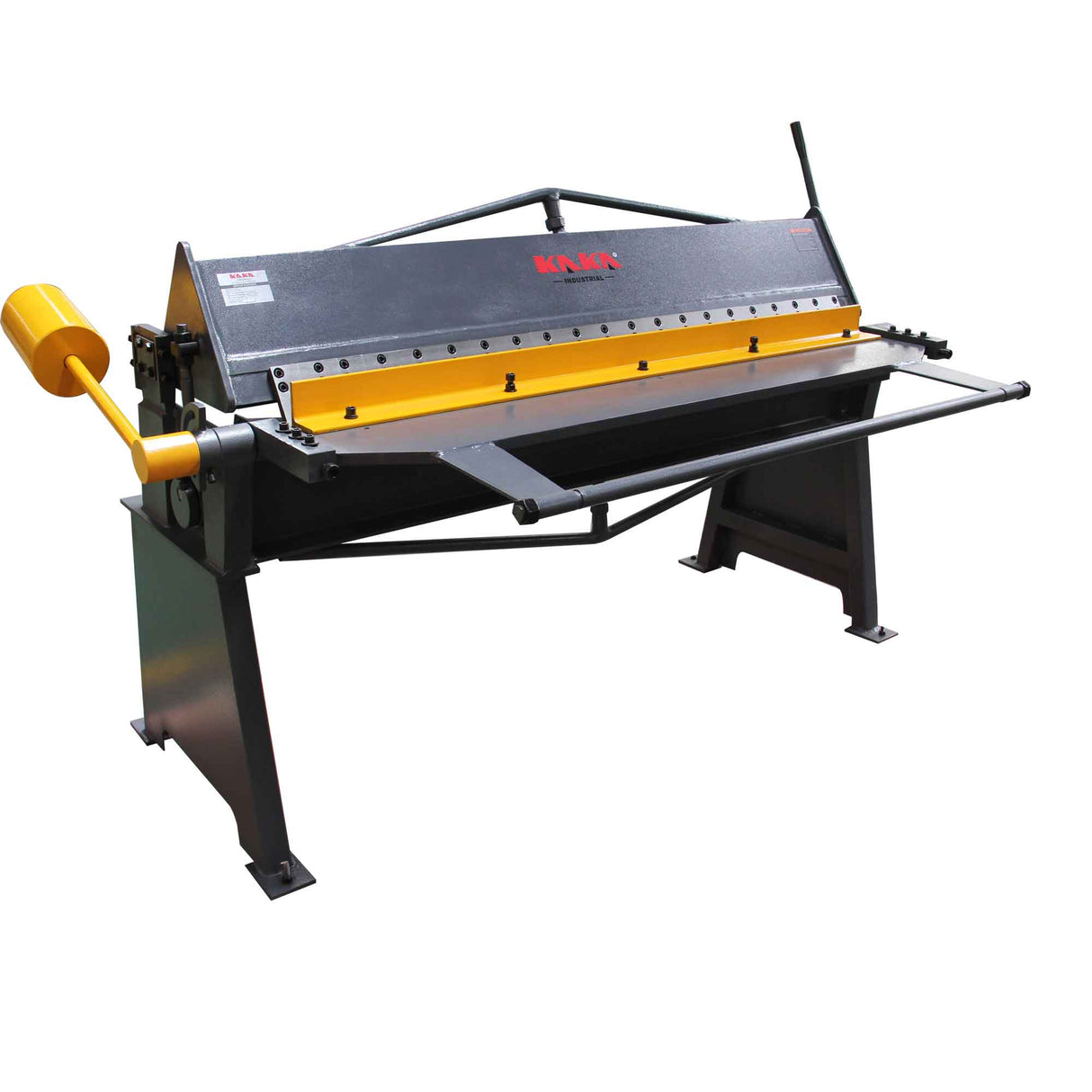 Box and Pan Brake, 59-Inch Sheet Metal Brake, Industrial-,18-Gauge Mild Steel Capacity ,0-125 Degree Adjustable Grade for Grade Sheet Metal Bender Machine Metalworking Shops W-6018H