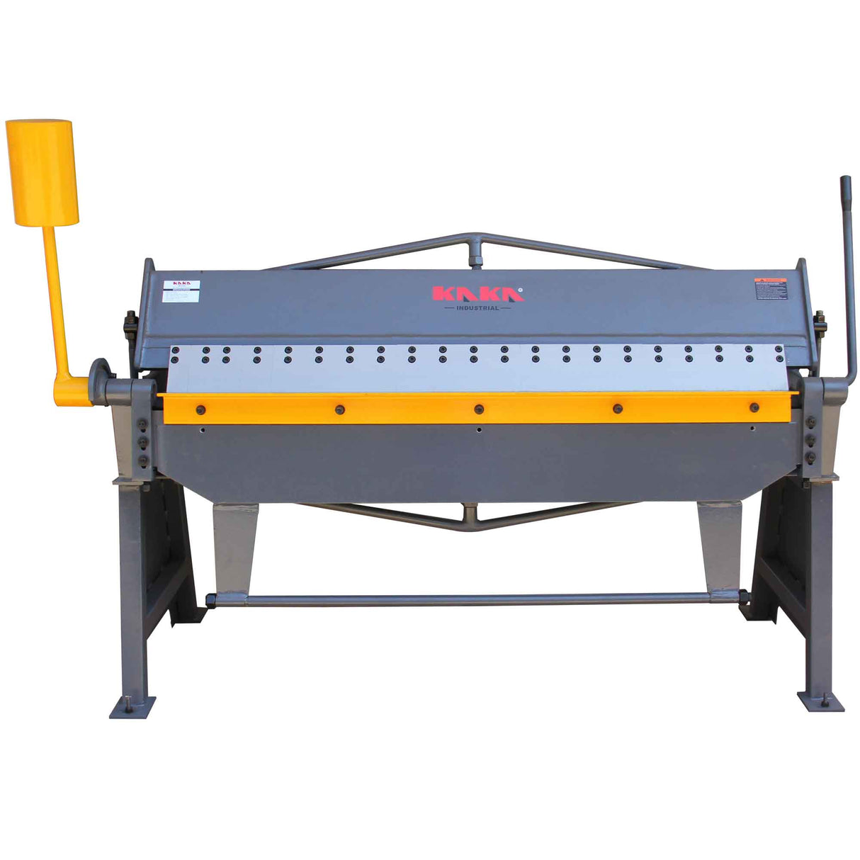 Box and Pan Brake, 59-Inch Sheet Metal Brake, Industrial-,18-Gauge Mild Steel Capacity ,0-125 Degree Adjustable Grade for Grade Sheet Metal Bender Machine Metalworking Shops W-6018H