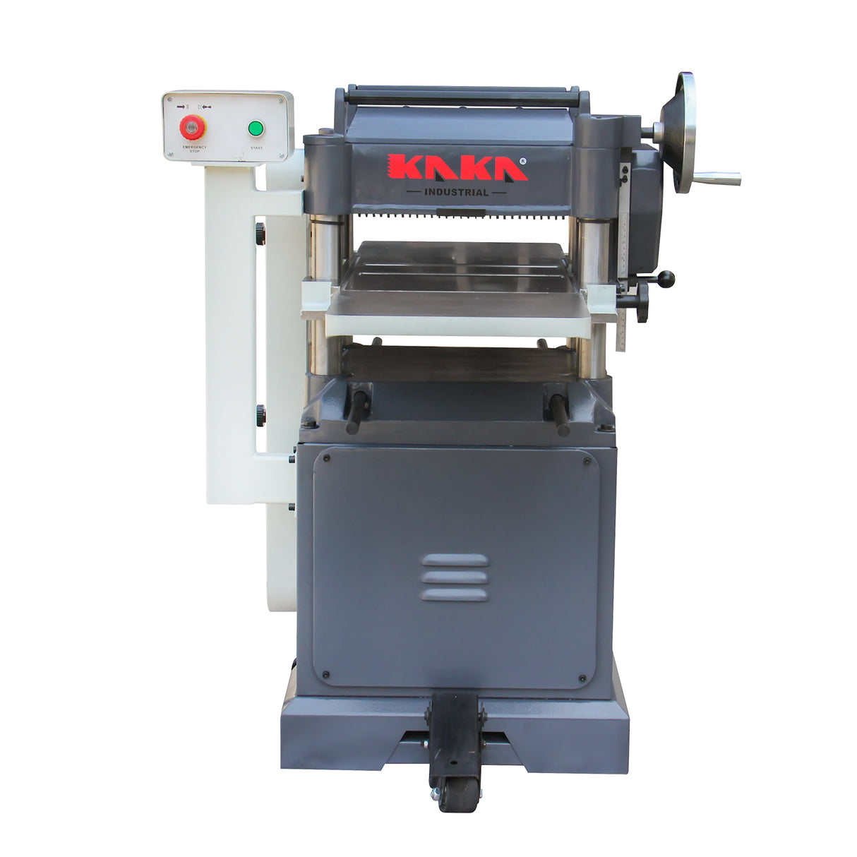 Kaka industrial WDP-4215 ,15 inch Width 8" Max Height,Woodworking Planer with Built in Mobile Base and Helical Cutterhead 220V-60HZ-1PH