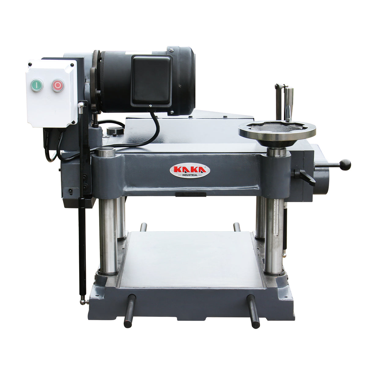 KAKA INDUSTRIAL WDP-4215B,15 inch Width, Woodworking Planer with Built in Mobile Base and Helical Cutterhead 220V-60HZ-1PH