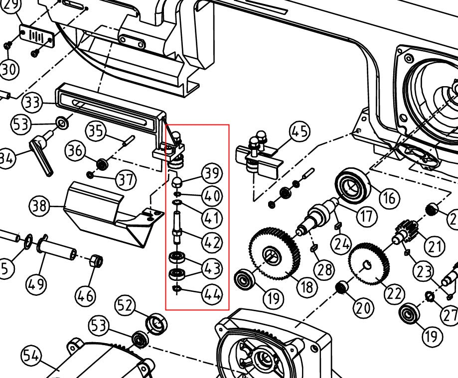 Spare parts for Kaka Industrial BS-6 Mini Metal Cutting Band Saw