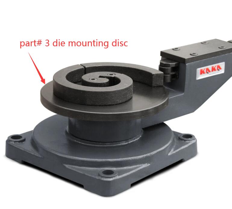 Spare parts for SBG-30 Cast-Iron Steel Frame Scroll Bender