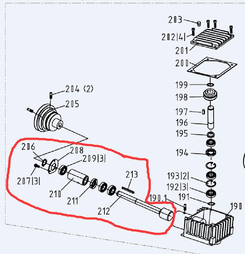 Spare parts for KAKA Industrial BS-912B 9" Metal Cutting Band Saw
