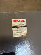 (Not Brand New) 72-Inch Sheet Metal Bending Brake High Precision 22Gauge Mild Steel Capacity MB-72