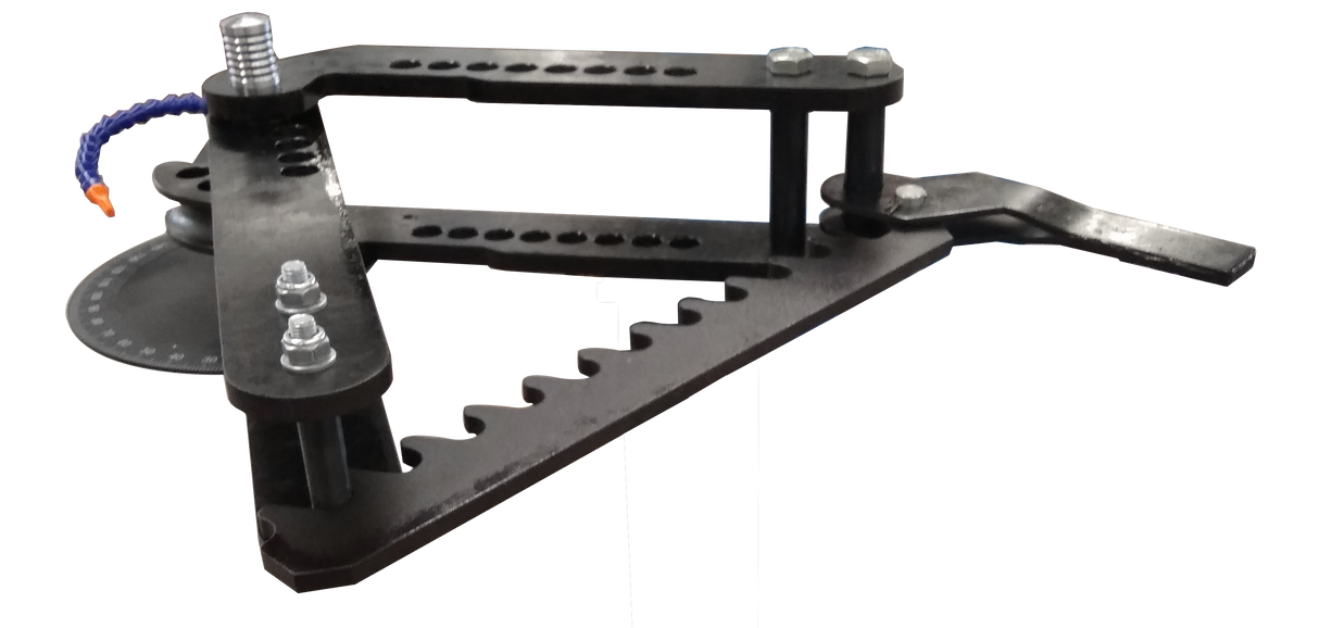 Manual Tube Bender, 2" Max Capacity, Pipe Bender for Exhaust, Roll Cage, Bull Bar - Heavy Duty Floor Standing Bender with Ratchet Lever & Degree Indicator (Dies Sold Separately) TB-3