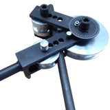 Manual Tube Bender, 180 Degree Tubing Bender, 3/8-1 in OD Tube Capacity, 3/4 in Standard Die, Vise Mount, KAKA INDUSTRIAL TB-180