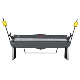 KAKA Industrial W-10012A Heavy-Duty Pan and Box Brake, 12-Gauge Mild Steel, High Versatility and Durability Sheet Metal Box Pan Brake