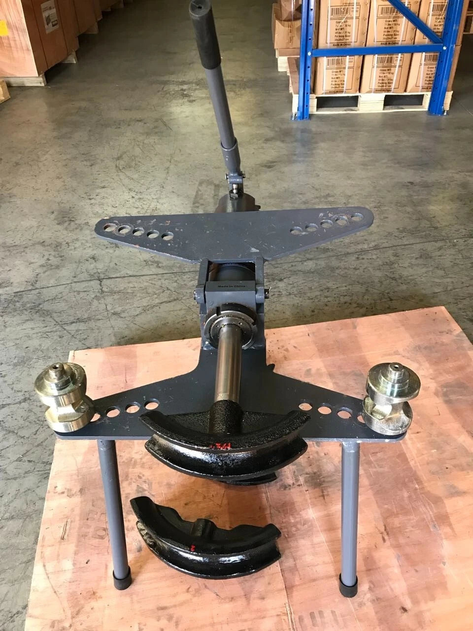 HB-10 10 Ton Hydraulic Roll Cage Tube Pipe Bender with 6 Dies(Not Brand New)