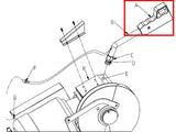 Spare parts Handle grip for CS-9 Portable metal cutting Circular saw
