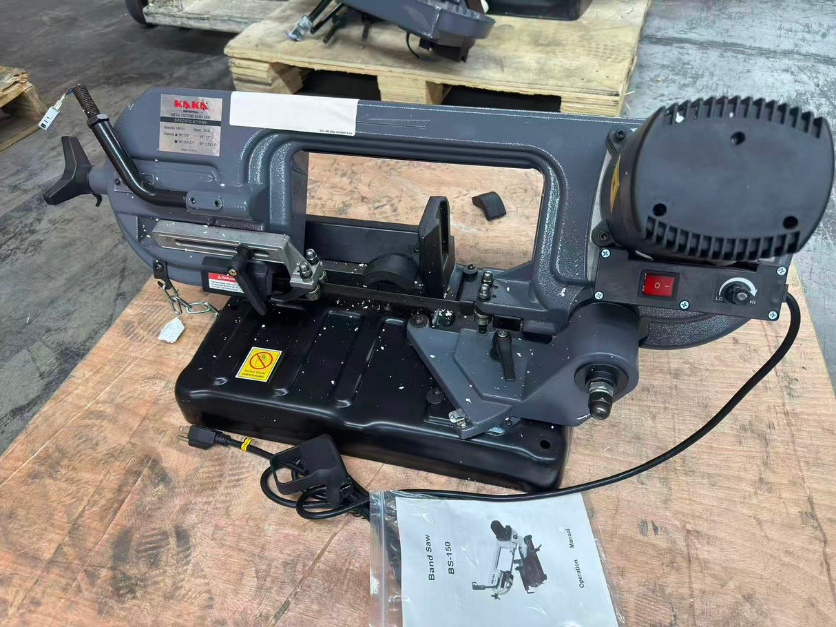 (Not Brand New) Metal Cutting Band Saw, Variable Speed Bandsaw, Solid Design Metal Bandsaw,  BS-150