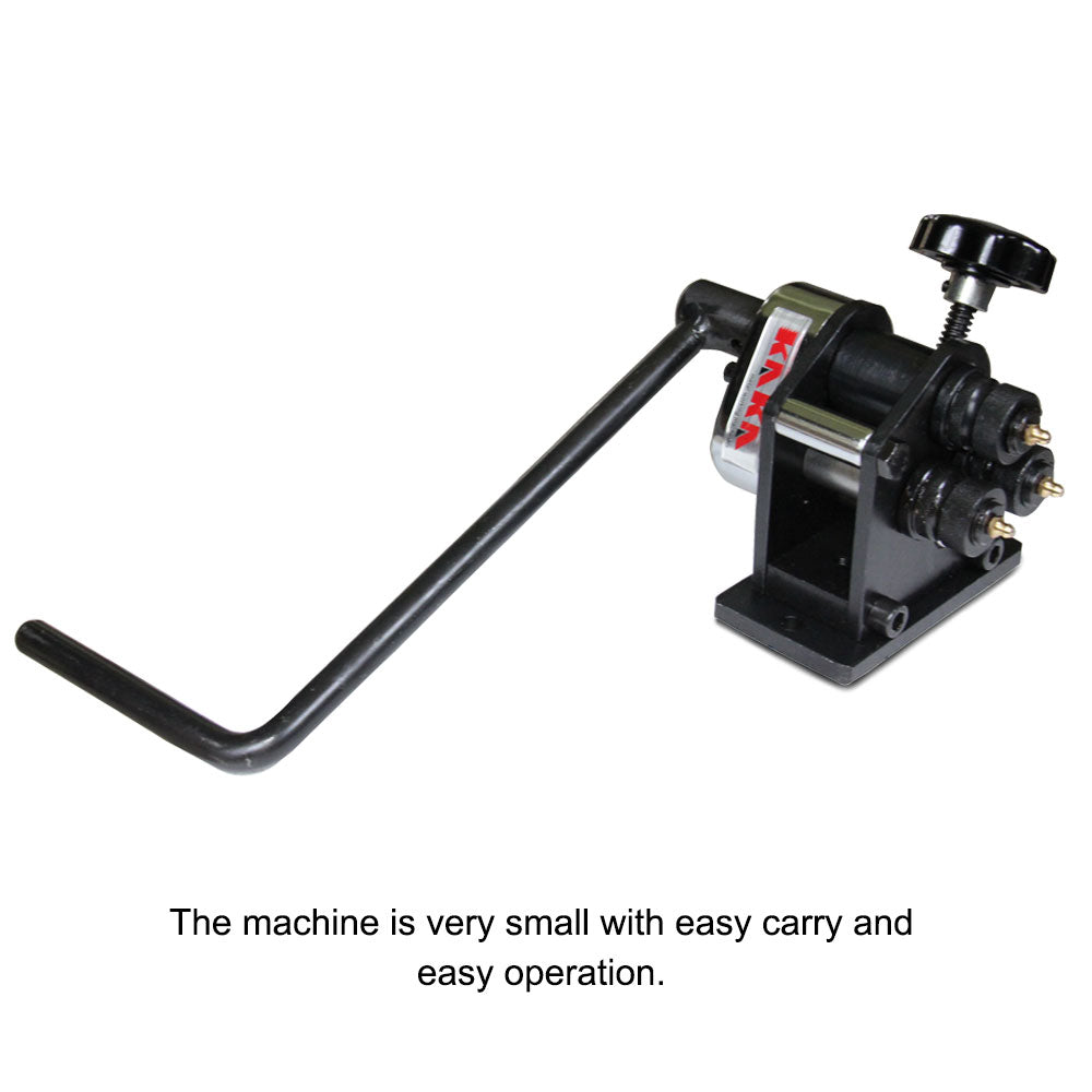 PR-3 Manual Plate Steel Ring Roll Bender, Easy Operation(Not brand new)