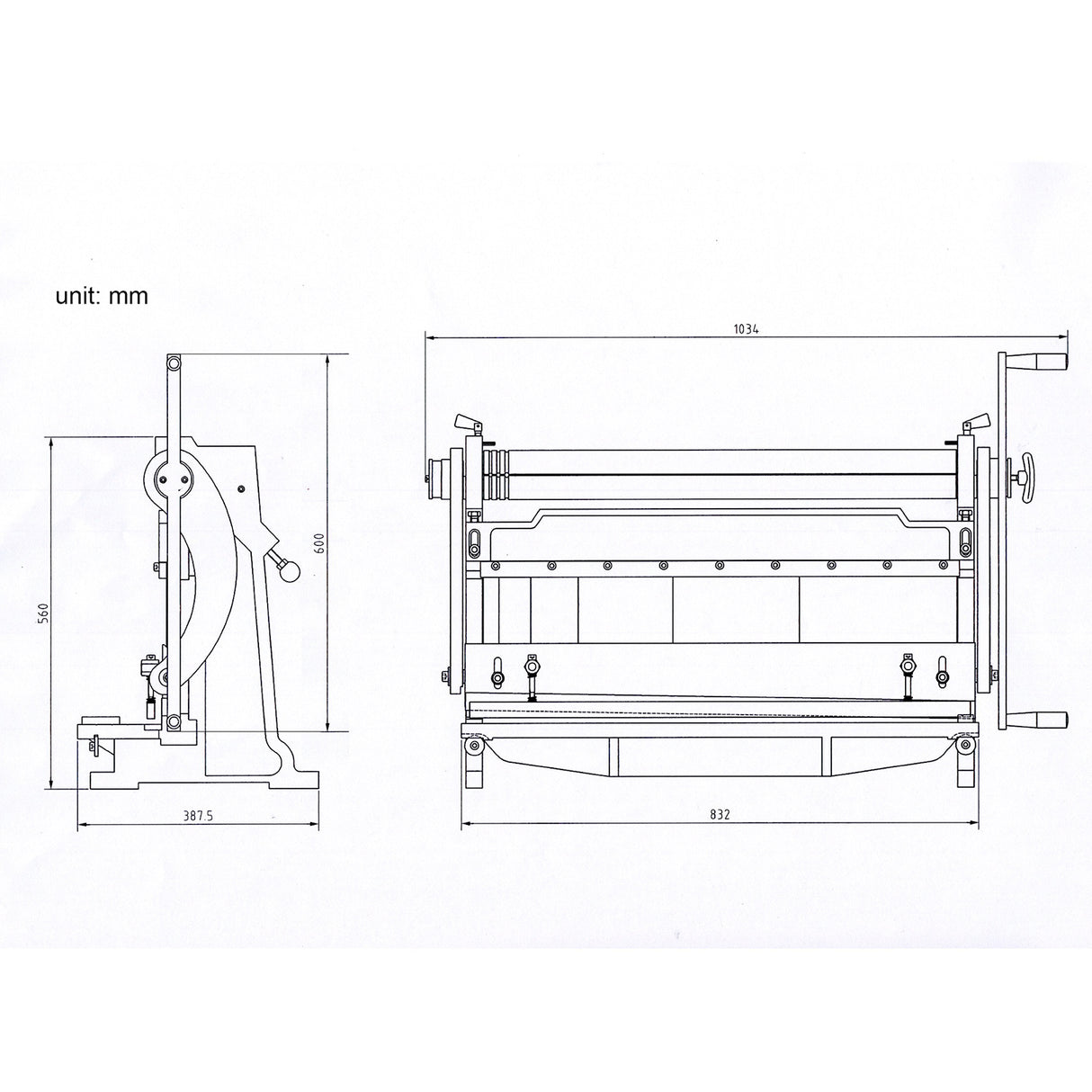 KAKA Industrial 3-In-1/30 Combination Sheet Metal Brake, Slip Roll and Brake Shear Roll Machine