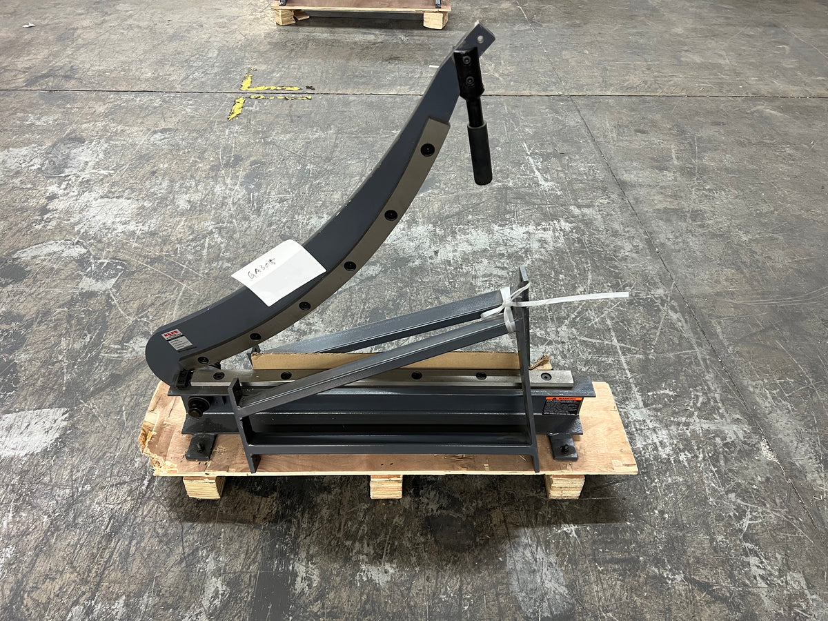 (Not Brand New) Guillotine Metal Shear, 31 in Bed Width, 16 Gauge Metal Guillotine Shear with a Stand for Construction Work Sheet Metal Fabrication Plate Cutting Cutter HS-30