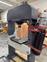 (Not Brand New) KAKA INDUSTRIAL Heavy Duty Electric Hydraulic Shop Press, Electric Pump H-Frame Shop Press with Gear pump, 50 ton Frame Capacity, 8.6 in Stroke 220V Single phase HP-50 (Copy)