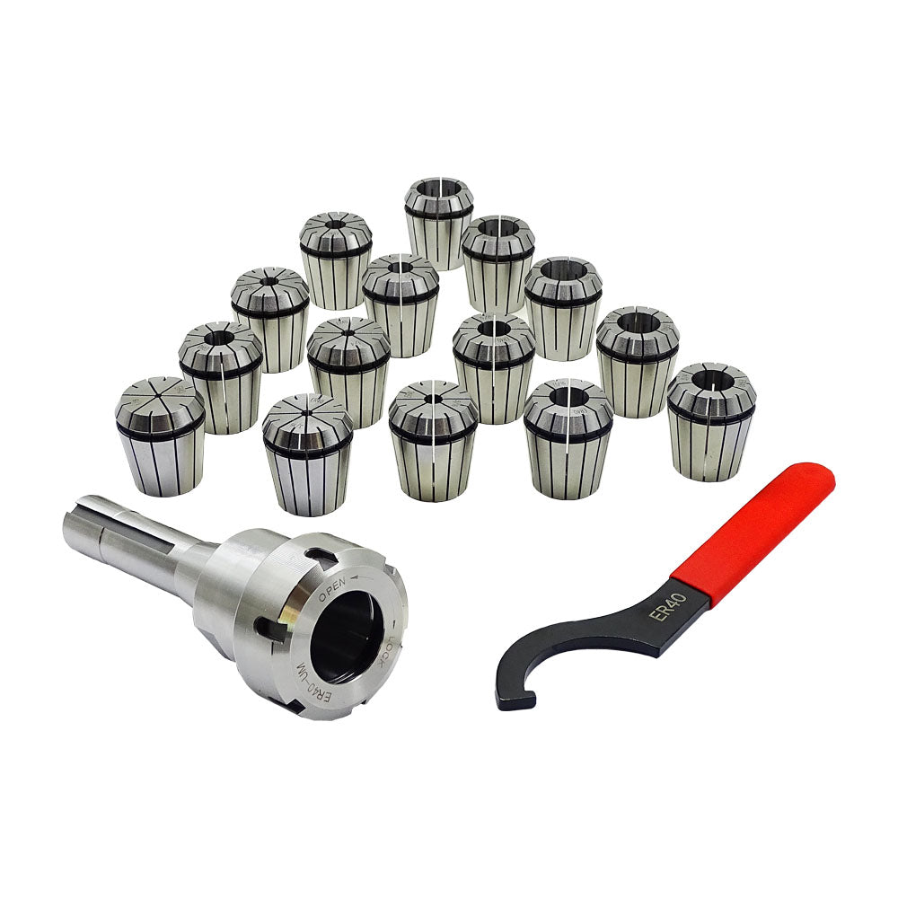 Bodee R8 Shank ER Collet Chuck Set